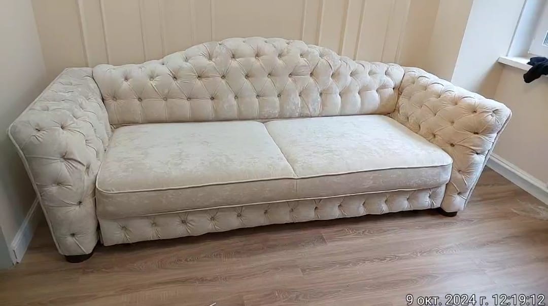 Замена обивки дивана на дому. Николаевск-на-Амуре